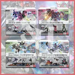 GUNDAM CARD GAME: Starter Deck Assemble Set Bundle ST01-04A Gunpla English Ver - Image 1
