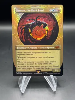 MTG Sauron, the Dark Lord *SHOWCASE FOIL* The Lord of the Rings 0329 NM - Image 1