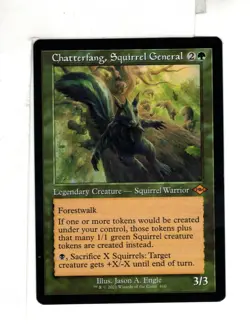 MTG SkeenAB Chatterfang Squirrel General RETRO FRAME from Modern Horizons 2. NM. - Image 1