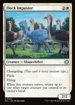 Magic: The Gathering Flock Imposter Foil ECL #016 - Image 2