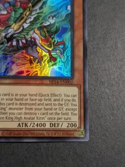 🔥💯1996 Yu-Gi-Oh! Fire King High Avatar Kirin #SR14-EN002 1st Edition 🔥💯 - Image 4