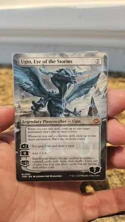 Ugin, Eye of the Storms (Borderless) Tarkir: Dragonstorm Regular - Image 1