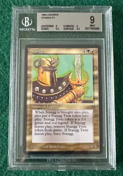 Stangg - Legends - MTG - BGS 9. MINT. Quad++. More Vintage MTG In My Store. - Image 1