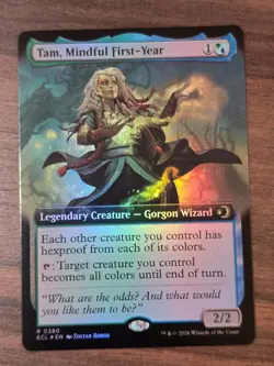 Tam, Mindful First-Year - Foil Extended Art ECL NM MTG - Image 1