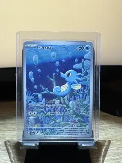 Pokemon TCG Horsea 067/064 Shrouded Fable Illustration Rare Holo NM- - Image 1