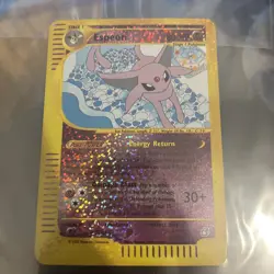 Espeon 6/12 Aquapolis Jumbo Oversized Box Topper Pokemon Card - Image 1
