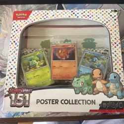 Nintendo Pokemon TCG Scarlet & Violet - 151 Poster Collection Box - 3 Packs 820650853166 - Image 1