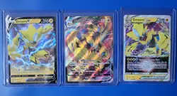 3x Pokemon TCG Crown Zenith: Zeraora V (053) & VMAX (054) & VSTAR (055) - NM - Image 1