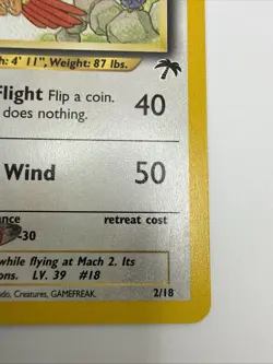 Pidgeot 2/18 Southern Islands Promo Regular Rare Vintage Pokemon Card - Image 5