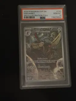 Pokemon Kingambit #130 Black Star Promo Holofoil PSA 10 Gem Mint - Image 1