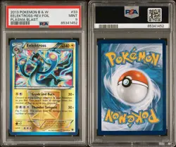 2013 Pokemon B and W Eelek Tross - rev foil plasma blast - Image 3