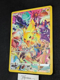 [NEUF] Carte Pokemon Pikachu 160/159 Zenith Supreme EB12.5 Crown Zenith FR - Image 3