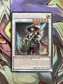 NECH-EN085 Virgil, Rock Star Of The Burning Abyss Secret UNL Edition NM Yugioh - Image 1