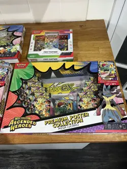 Pokemon TCG Ascended Heroes Poster Collection/Pin Collection/ First Partner Box - Image 3
