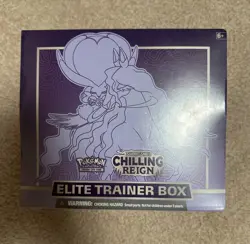 Pokemon TCG - SWSH Chilling Reign ETB Elite Trainer Box - [SHADOW RIDER CALYREX] - Image 1