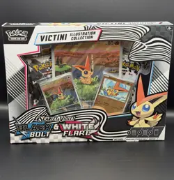 Pokemon Black Bolt & White Flare Victini Illustration Collection Box ✅ - Image 1