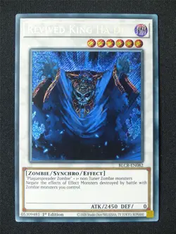 Revived Ruler Ha Des BLCR Secret Rare - 1st ed Yugioh Card #30P - Image 1