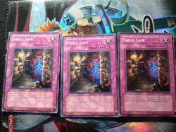 Yugioh- 3X Skull Lair - Common - Unlimited - LON-082 - Light Play - Image 1