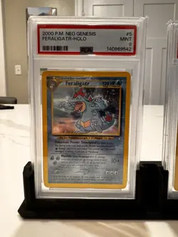 Pokemon Feraligatr 5/111 Neo Genesis Holo Rare Unlimited PSA 9 2000 - Image 1