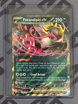 Pokemon TCG - Fezandipiti ex 142/217 - Pack Fresh - ME: Ascended Heroes NM - Image 1