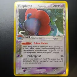 Pokemon TCG: Vileplume Holo Delta Species Holon Phantoms 17/110 - Image 1