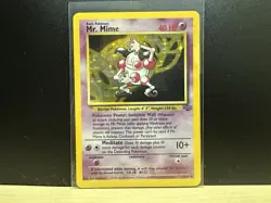 Mr. Mime 6/64 Pokemon Jungle Holo Rare - Image 1