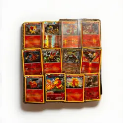 Pokemon TCG Lot Fire Type Reverse Holo and Holo Rare/Uncommon - Image 1