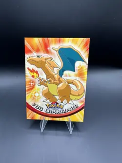 Pokemon 1999 Topps TCG Charizard - #06 - Non-Holo - TV Series 1 Black Logo B - Image 1