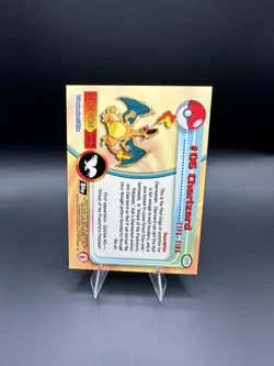 Pokemon 1999 Topps TCG Charizard - #06 - Non-Holo - TV Series 1 Black Logo B - Image 2