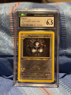 2001 Pokemon Neo Revelation 1st Edition Magneton Holo CGC 6.5 - Image 1