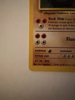 Pokemon TCG Brock's Golem Gym Heroes 20/132 Regular Unlimited Rare - Image 3