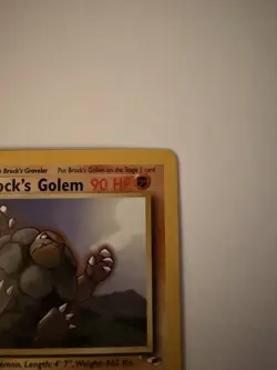 Pokemon TCG Brock's Golem Gym Heroes 20/132 Regular Unlimited Rare - Image 5