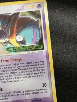 Pokemon Deoxys (Speed Forme) 2/106 Emerald Holo Rare Reverse Holo English 70 HP - Image 4