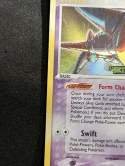 Pokemon Deoxys (Speed Forme) 2/106 Emerald Holo Rare Reverse Holo English 70 HP - Image 5