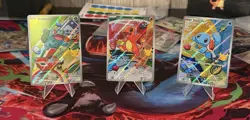 Kanto Starters First Partner Illustration Promos 30th Anniversary Pokemon NM TCG - Image 1