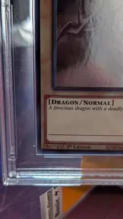 Red Eyes Black Dragon GFP2-EN176 Ghost Rare 1st Edition Yugioh (KOBA 8.5) - Image 4