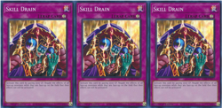Skill Drain - Playset 3 Cards - RA02-EN077 - Super Rare - Yugioh - Image 1