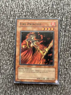Konami Yu-Gi-Oh! Fire Princess Effect Pyro LON-034 ATK 1300 DEF 1500 - Image 1