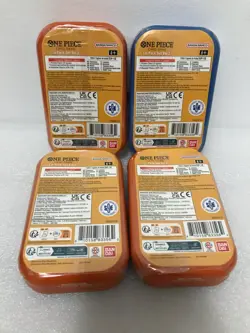 Set of 4: One Piece TCG: Vol 2 Tin Pack TS-02 OP-13 BRAND NEW SEALED - Image 2