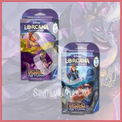 Disney Lorcana TCG: URSULA'S RETURN Starter Deck Bundle Encanto & Ana - Image 1