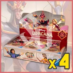 Disney Lorcana TCG: Reign of Jafar Booster Box Case 4 Boxes | Ships 6/6 - Image 1