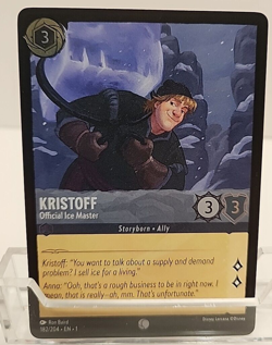 COLD FOIL KRISTOFF (Common) Disney Lorcana The First Chapter 182/204 - Image 1