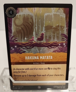 COLD FOIL Hakuna Matata 27/204 Common Disney Lorcana - The First Chapter - Image 1