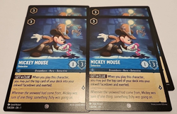 4x Disney Lorcana TCG: MICKEY MOUSE - DETECTIVE - Image 1