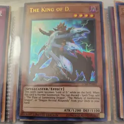 Yugioh The King of D. LC06-EN002 Ultra Rare Limited Edition NM - Image 1