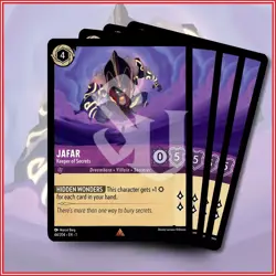 Disney Lorcana TCG: JAFAR - KEEPER OF SECRETS x4 | Rare *IN STOCK* - Image 1