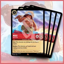 Disney Lorcana TCG: MAUI - HERO TO ALL x4 | Rare *IN STOCK* - Image 1