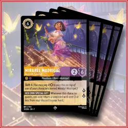 Disney Lorcana: Mirabel Madrigal Musically Talented 35/204 Super Rare x4 - Image 1