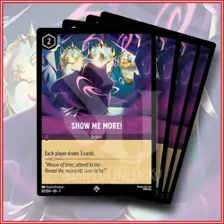 Disney Lorcana: Show Me More! 82/204 Super Rare x4 Archazia's Island - Image 1