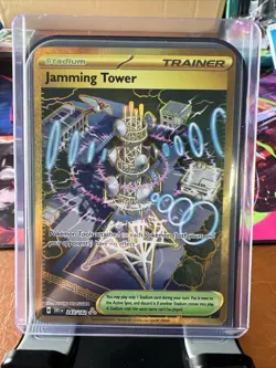 Jamming Tower 243/182 Sv10: Destined Rivals Holo Hyper Rare Card - Image 1